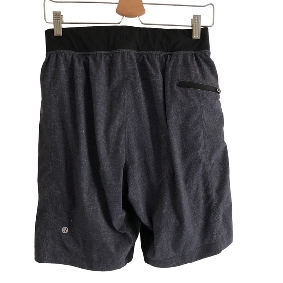 Lululemon Mens Shorts With Liner Gray Black Size Small - Picture 6 of 10